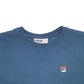 Womens Blue Fila  Crewneck Jumper