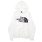 Mens White The North Face Spellout Hoodie Jumper