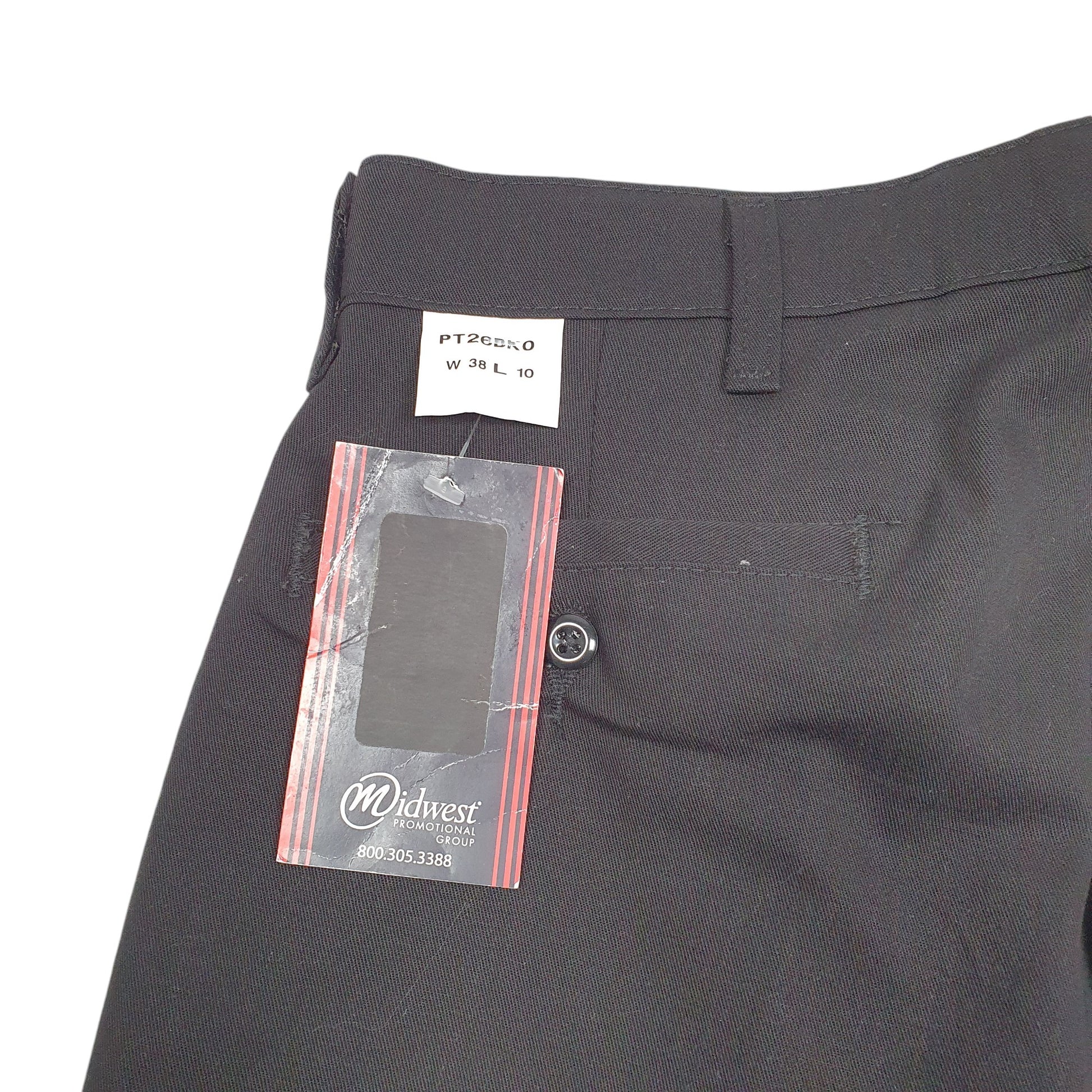 Mens Black Red Kap  Chino Shorts