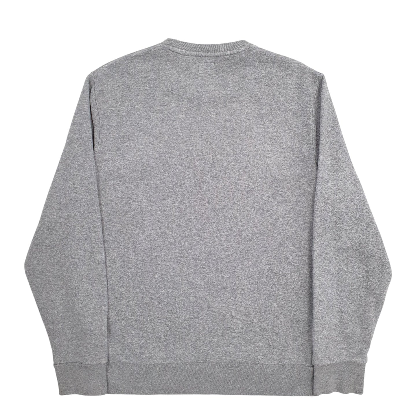 Mens Grey Levis Spellout Crewneck Jumper