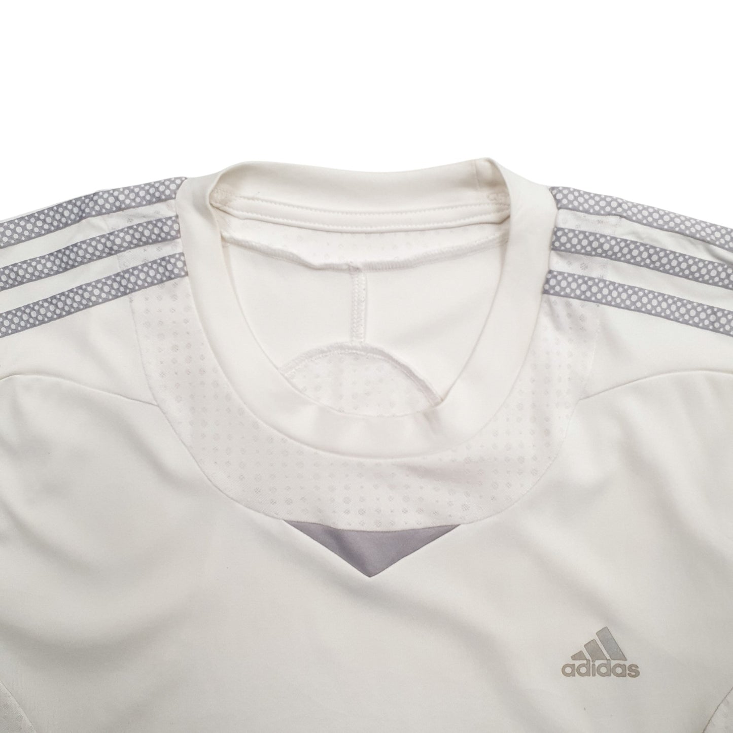 Mens White Adidas  Short Sleeve T Shirt