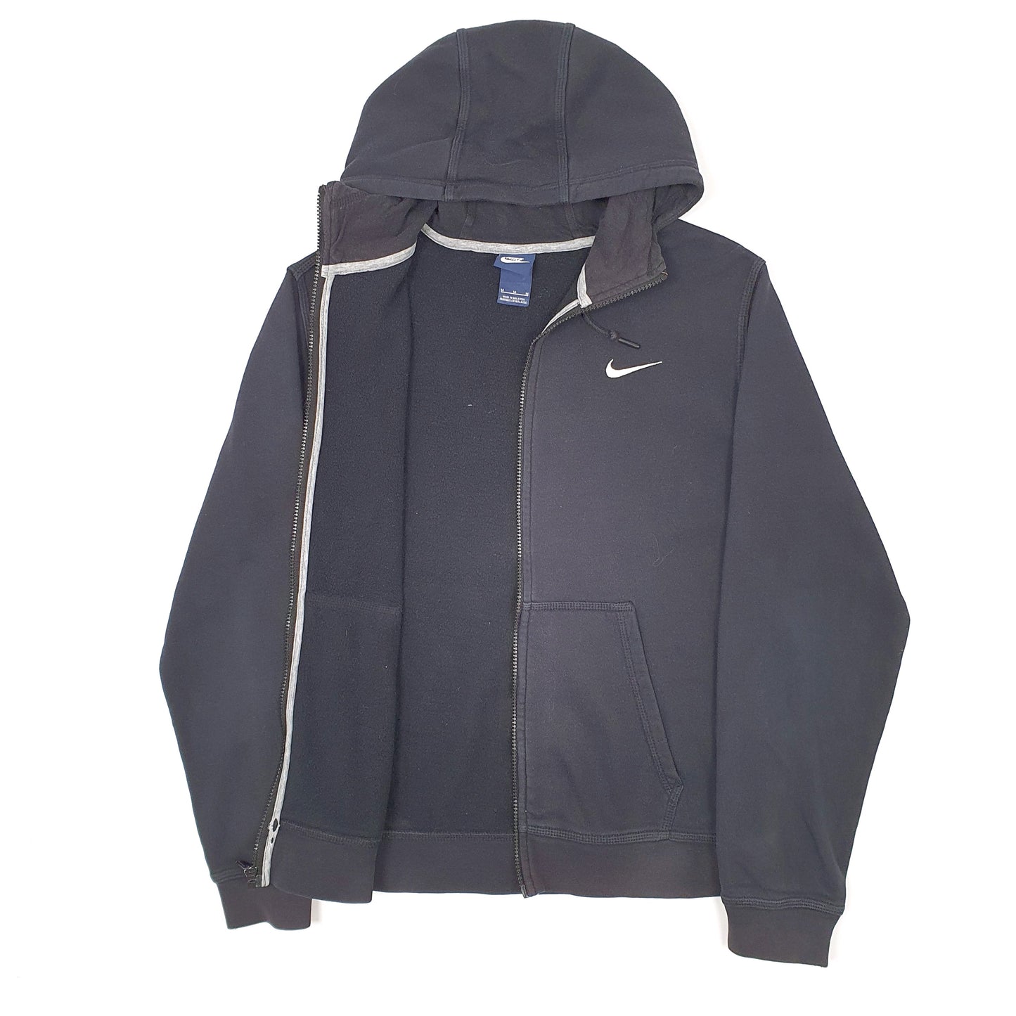 Mens Black Nike Tech Fleece Hoodie Full Zip Jumper