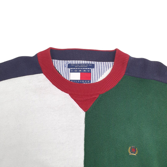 Mens Green Tommy Hilfiger  Crewneck Jumper