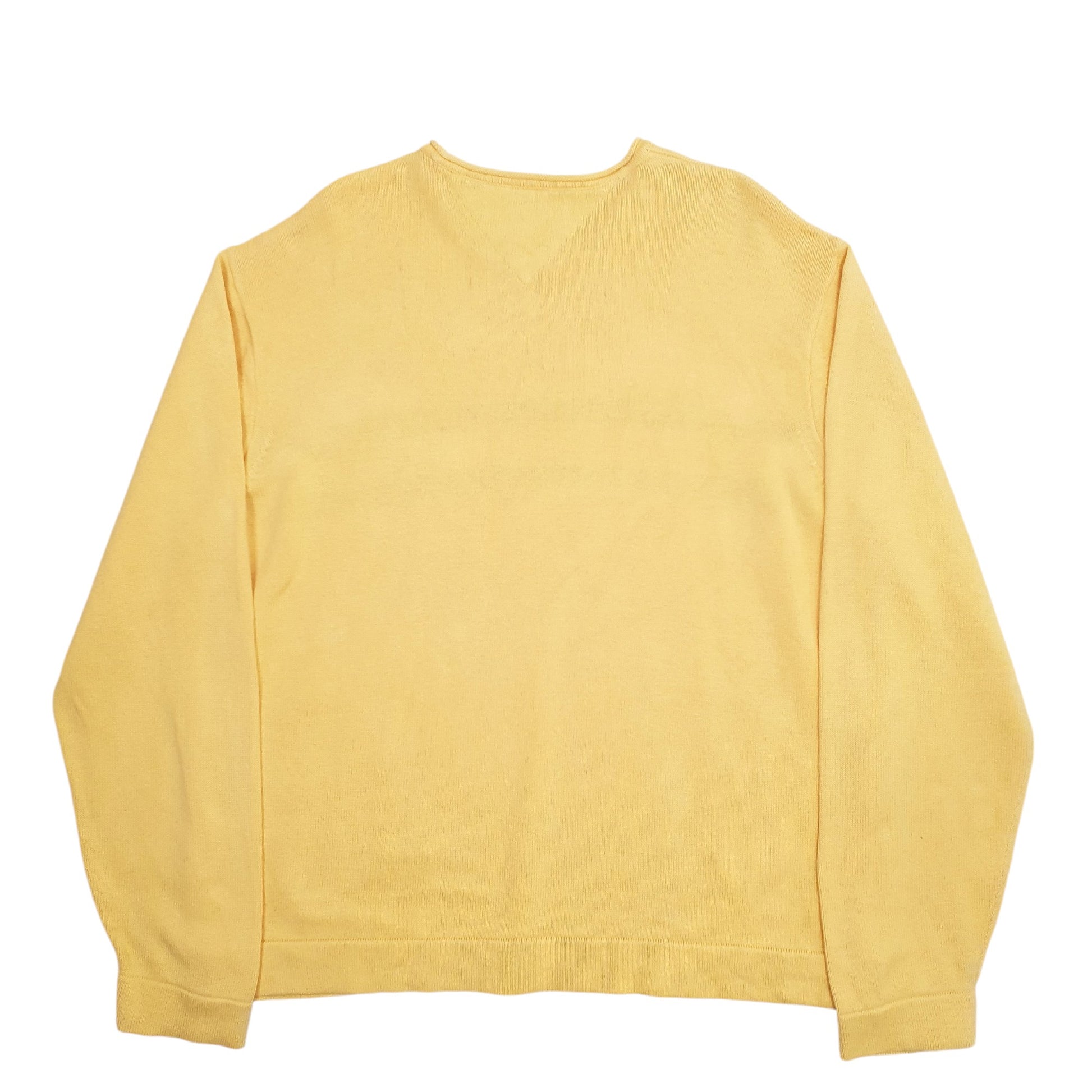 Mens Yellow Tommy Hilfiger  Crewneck Jumper