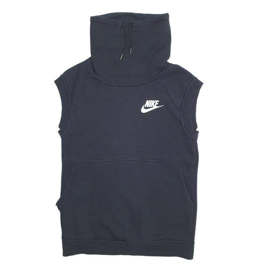 Mens Black Nike  Gilet Jumper