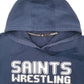 Mens Navy Adidas USA College Wrestling Hoodie Jumper