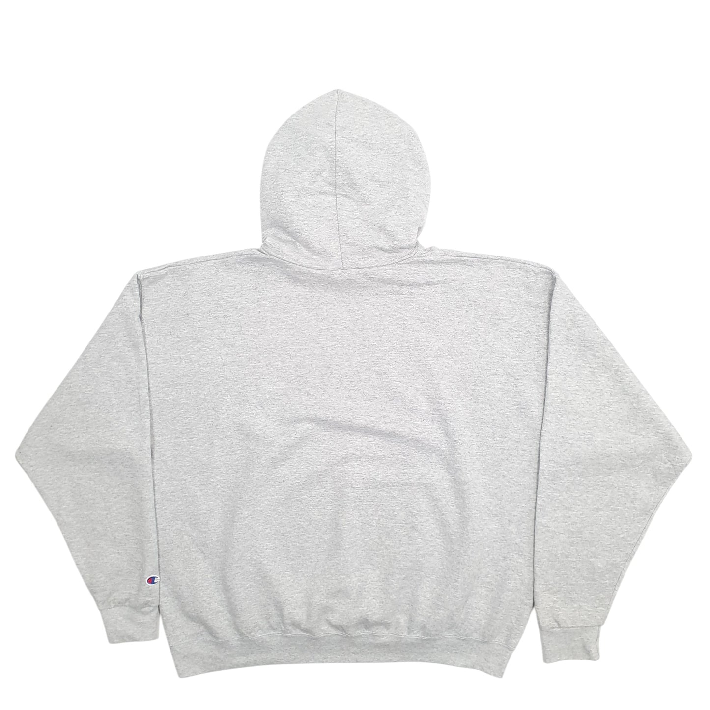 Mens Grey Champion Columbia Spellout Hoodie Jumper