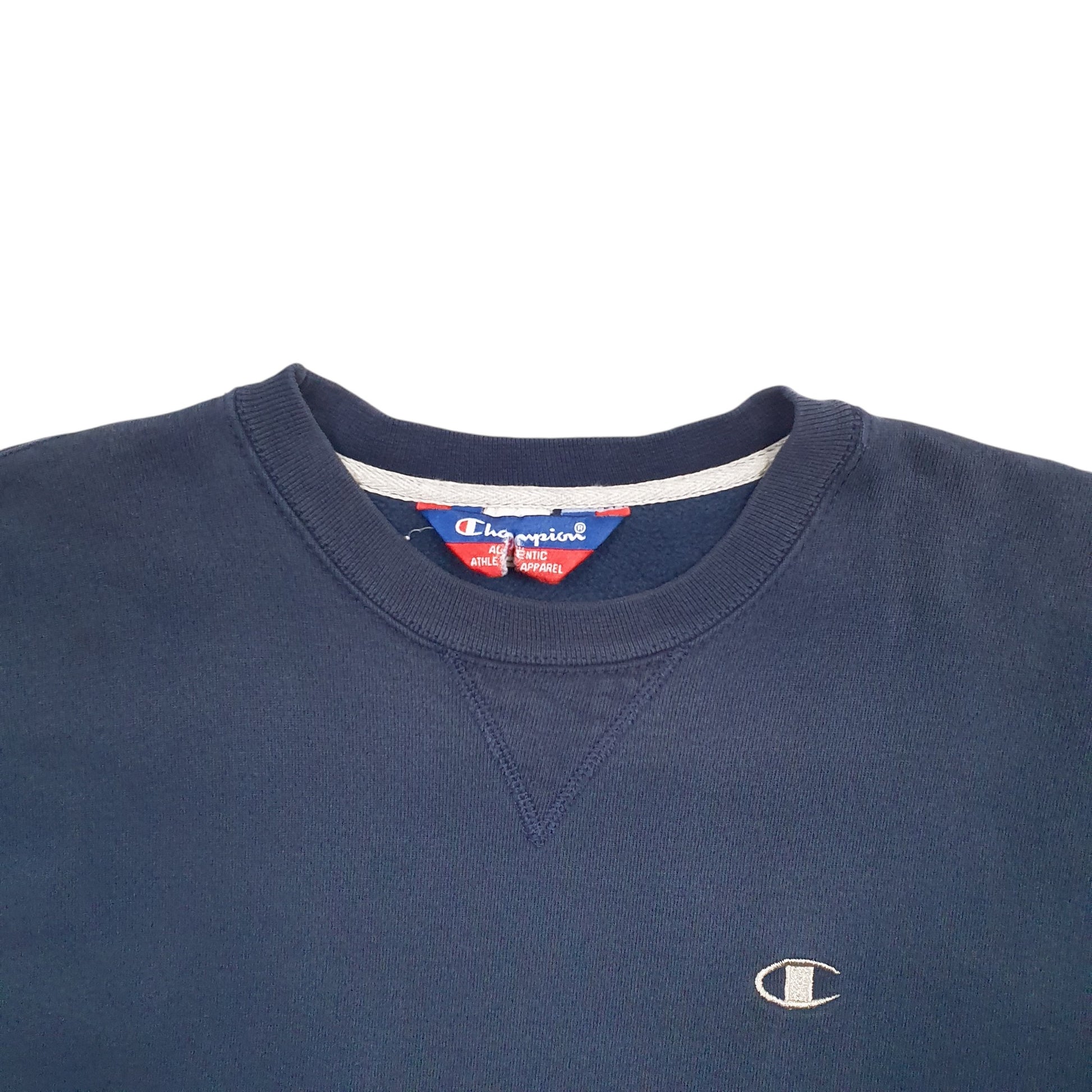 Mens Navy Champion  Crewneck Jumper