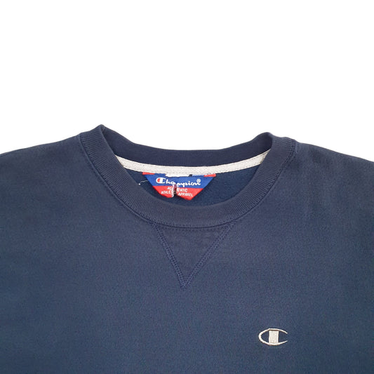 Mens Navy Champion  Crewneck Jumper
