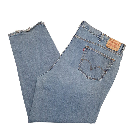 Mens Blue Levis 560 JeansW50 L34