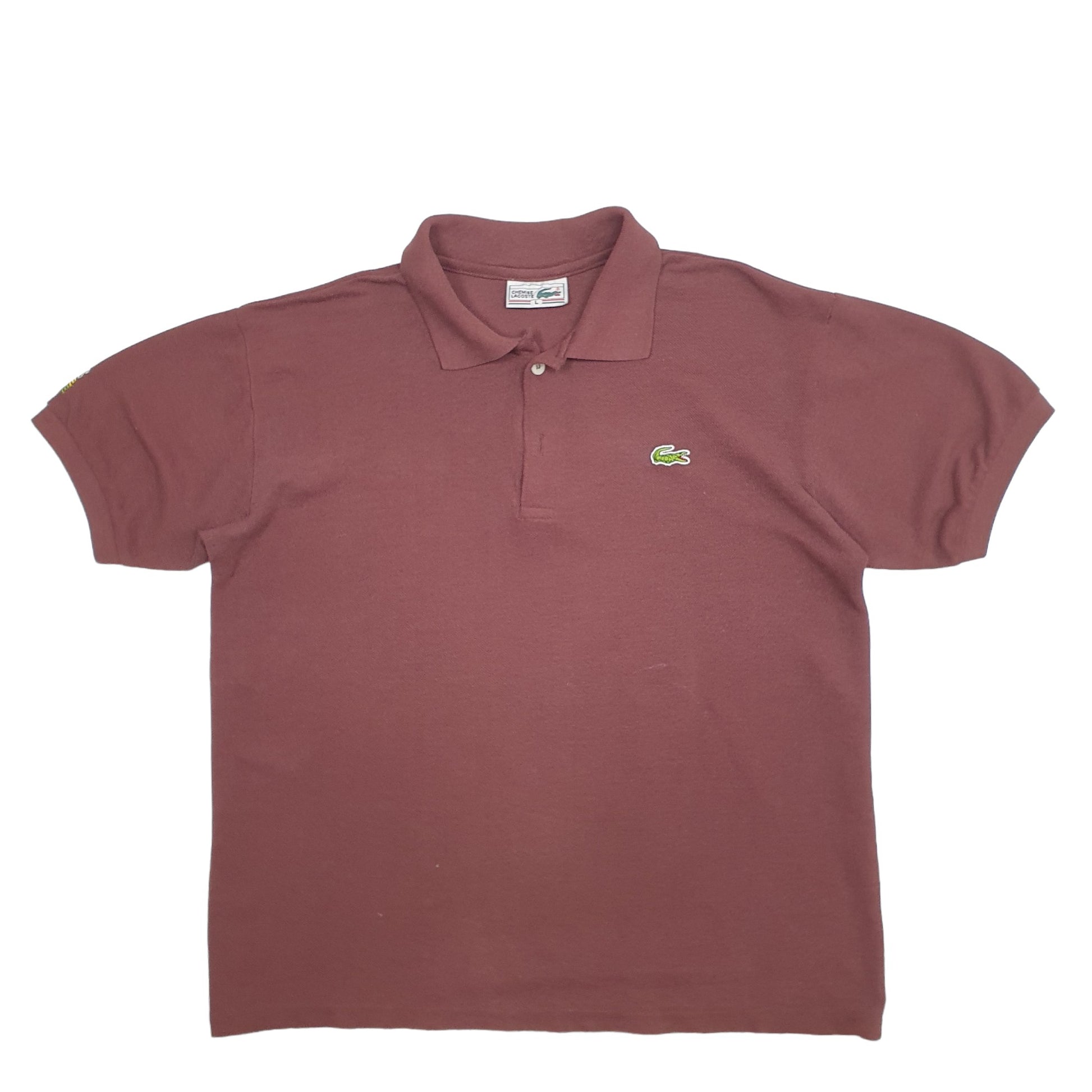 Mens Brown Lacoste  Short Sleeve Polo Shirt