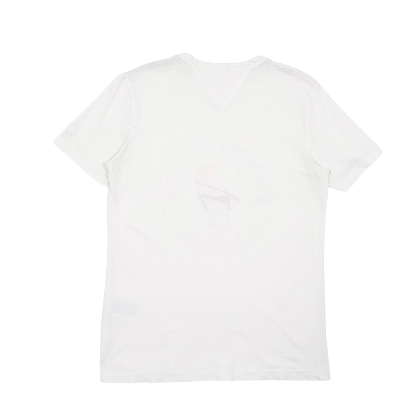 Mens White Tommy Hilfiger  Short Sleeve T Shirt