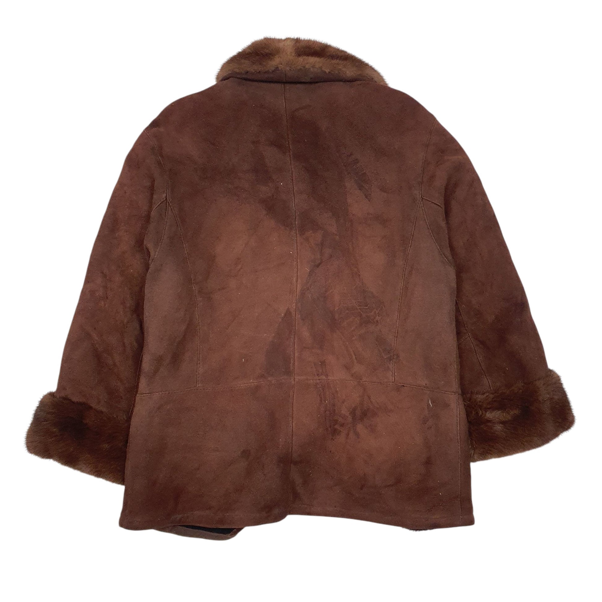 Womens Brown Hwang Sung Ha Mode Afghan Coat  Coat