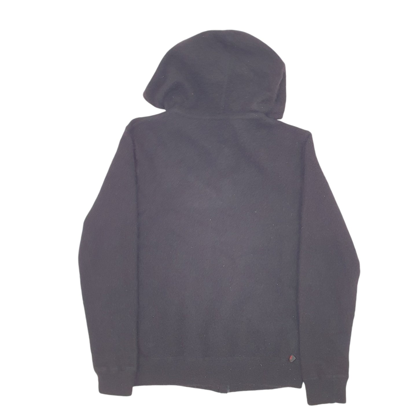 Womens Black Lauren Ralph Lauren Knit Hoodie Cashmere Merino Full Zip Jumper