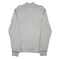 Mens Grey Nautica Knitwear Button Up Quarter Zip Jumper