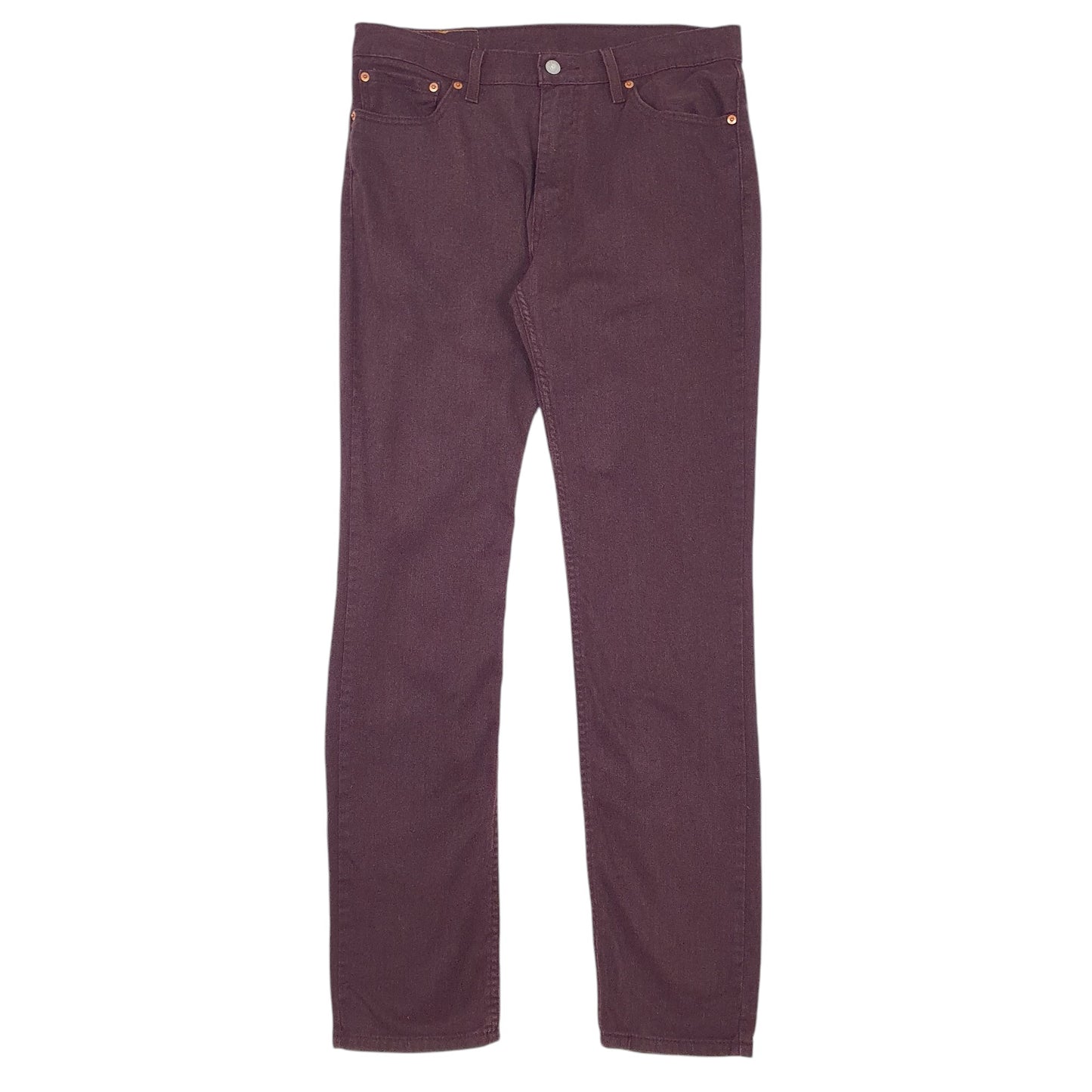 Mens Burgundy Levis  Chino Trousers