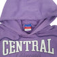 Womens Purple Champion Central Hoodie Jumper