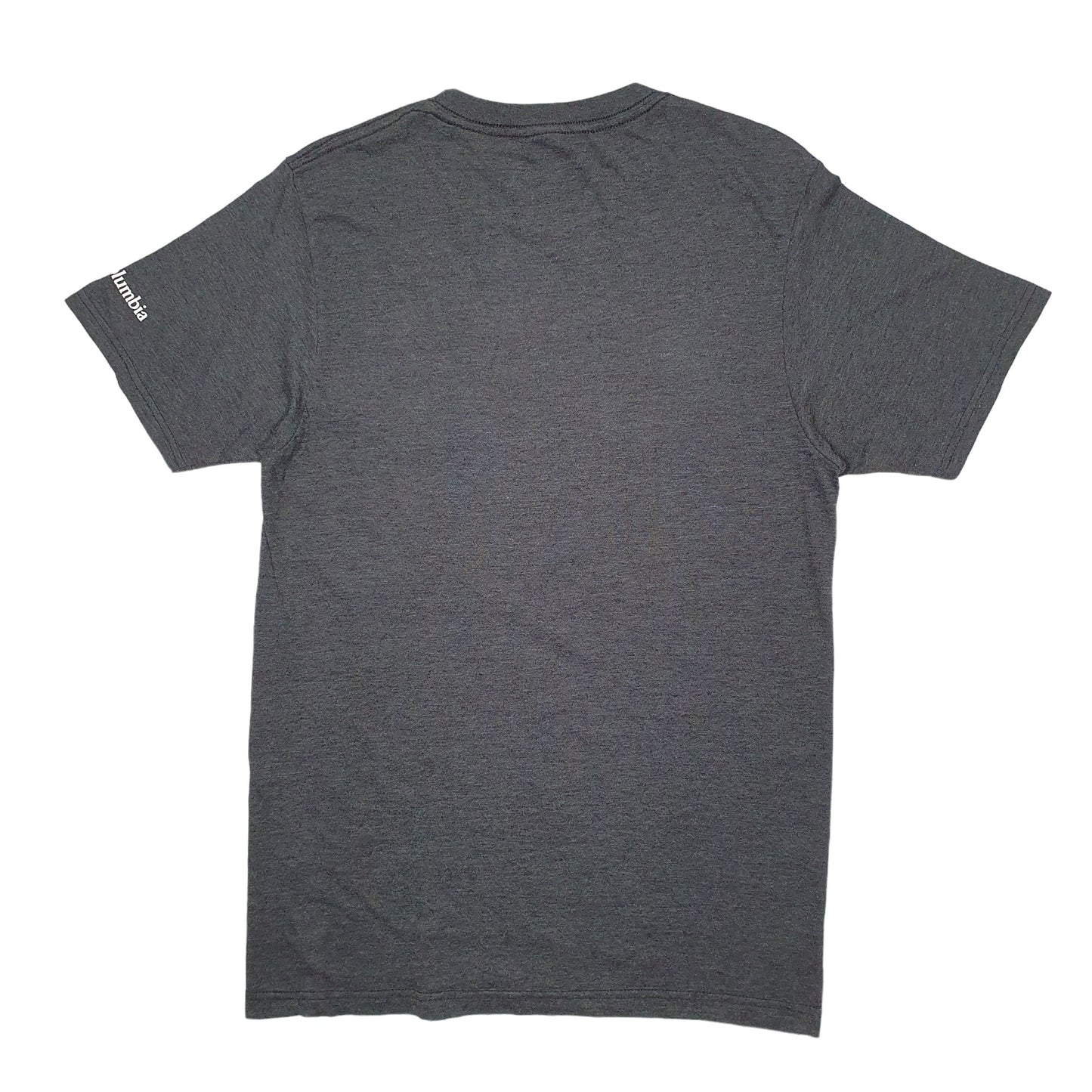 Mens Grey Columbia Sportswear Spellout Short Sleeve T Shirt