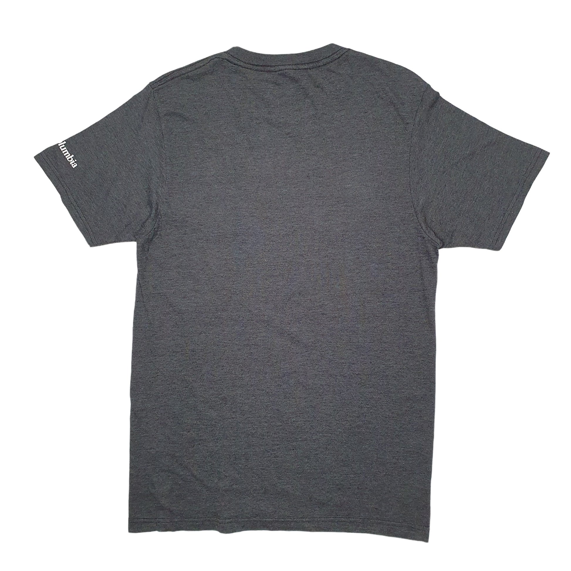 Mens Grey Columbia Sportswear Spellout Short Sleeve T Shirt