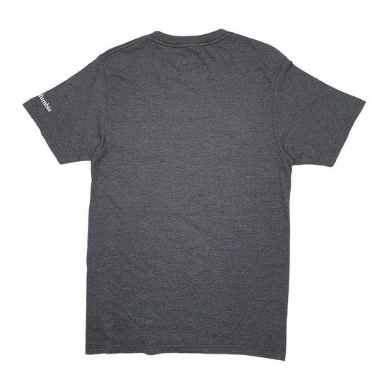 Mens Grey Columbia Sportswear Spellout Short Sleeve T Shirt