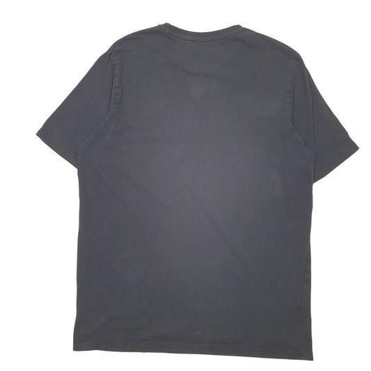 Mens Black Ellesse Spellout Short Sleeve T Shirt