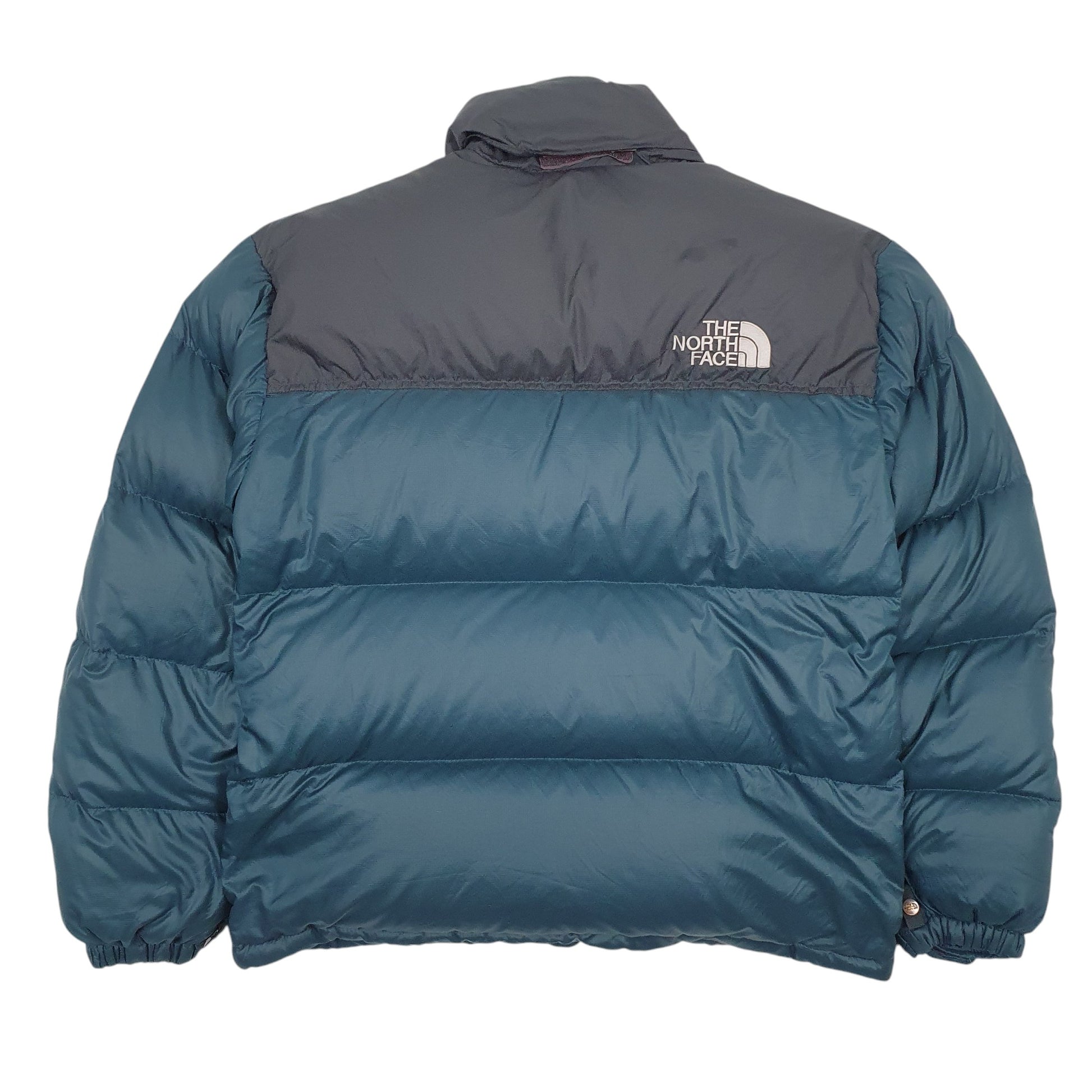 Mens Blue The North Face Nuptse 700 Hooded  Coat