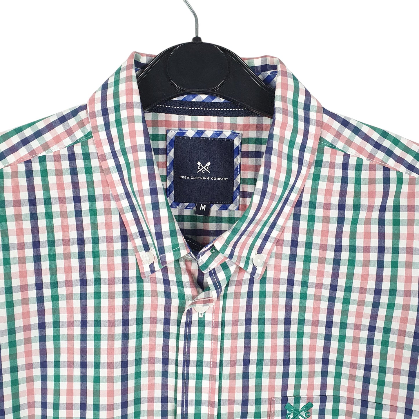 Mens White Crew Clothing Company  Short Sleeve Shirt