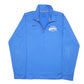 Mens Blue Nike Nouvel College USA Dri Fit Active Quarter Zip Jumper