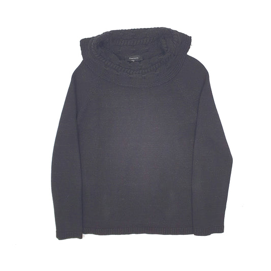 Womens Black Jones & Co  Shoal Neck Jumper