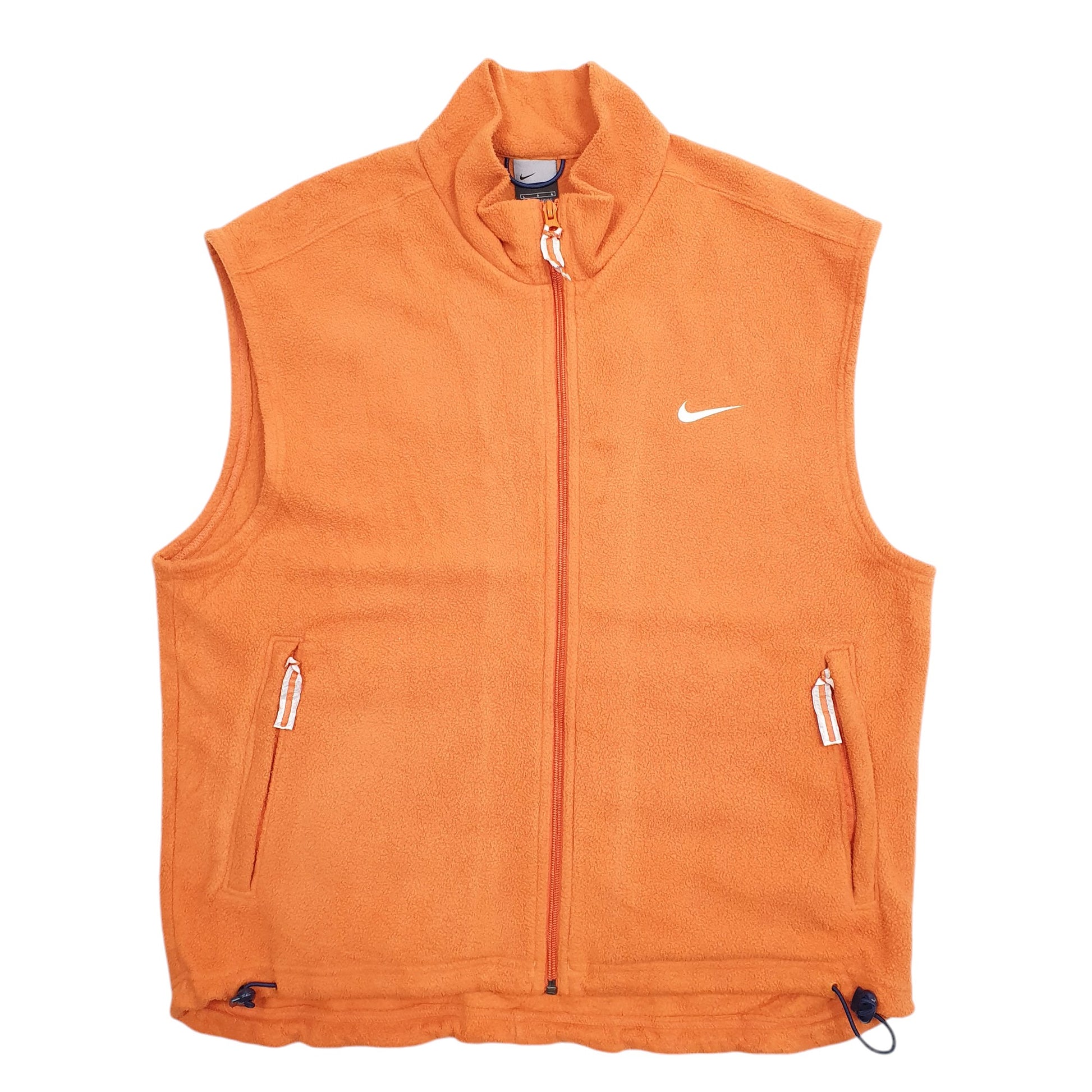 Mens Orange Nike  Gilet Jumper