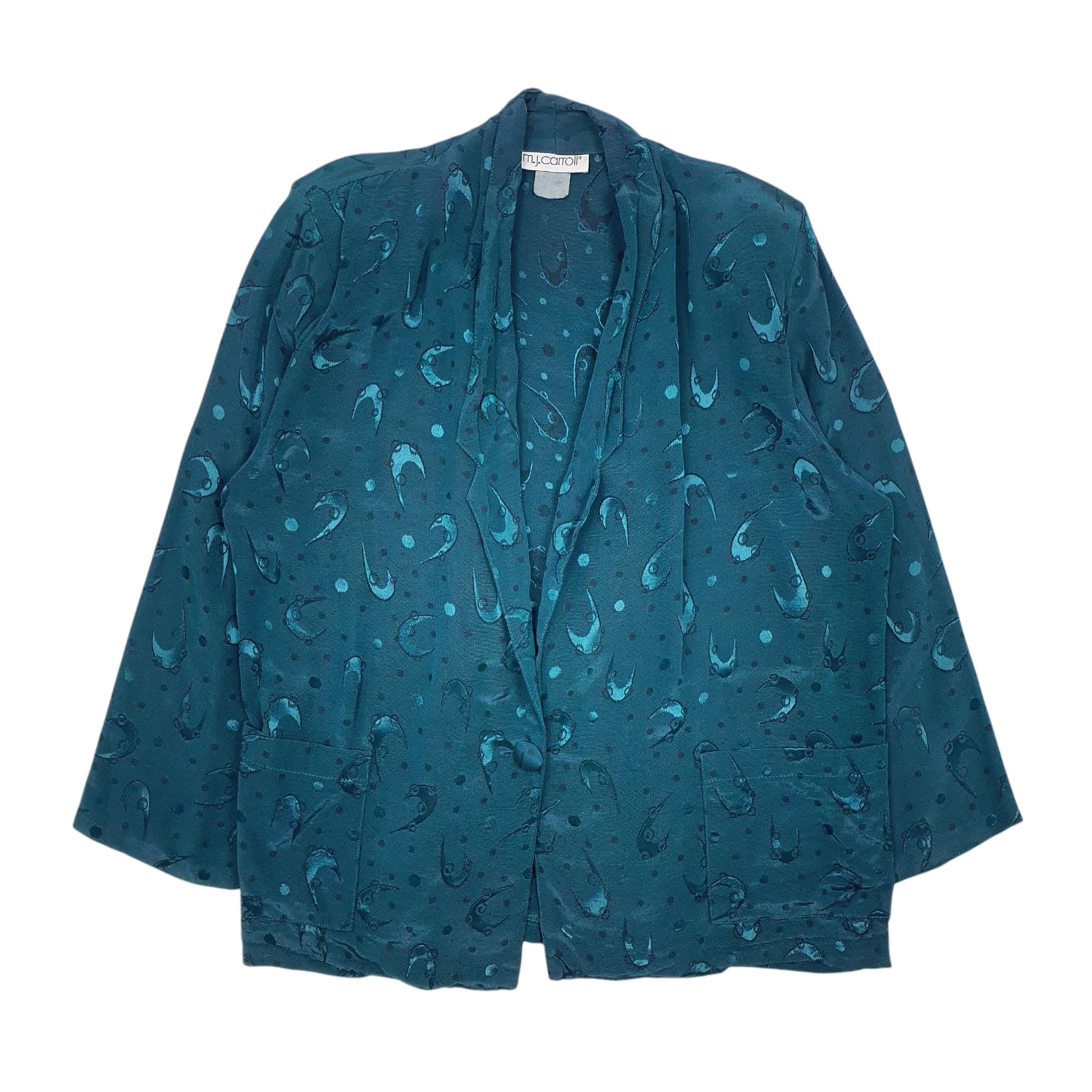 Womens Blue M.J. Carroll Vintage  Coat