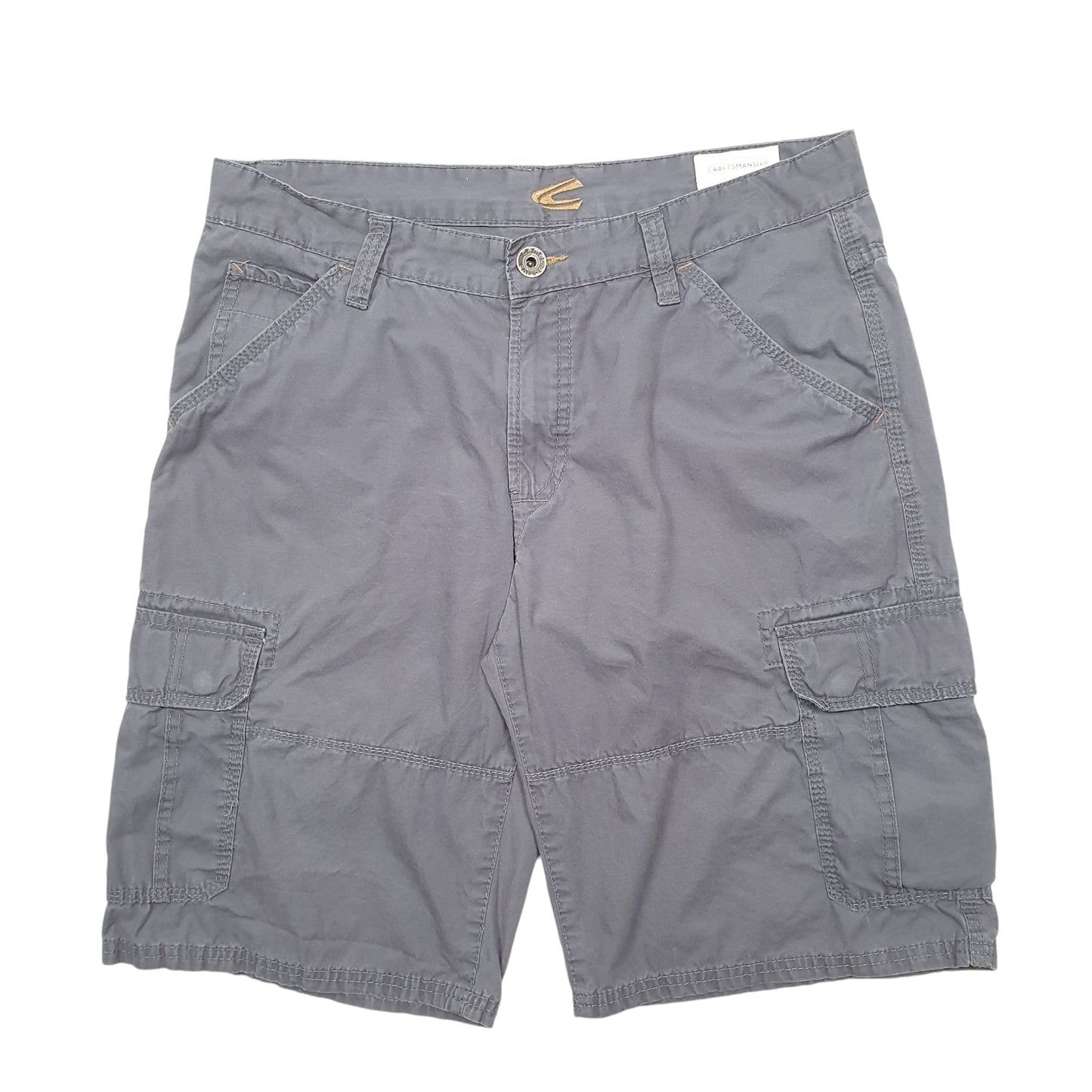 Mens Grey Camel Active  Cargo Shorts