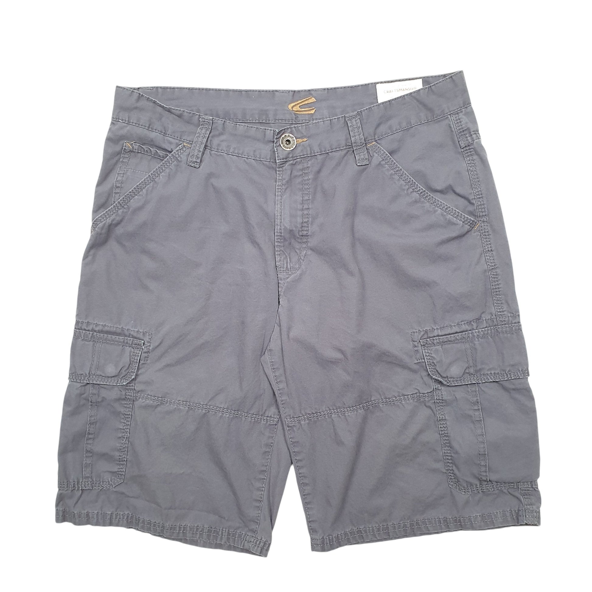 Mens Grey Camel Active  Cargo Shorts
