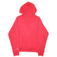 Mens Red Champion Script Hoodie Jumper