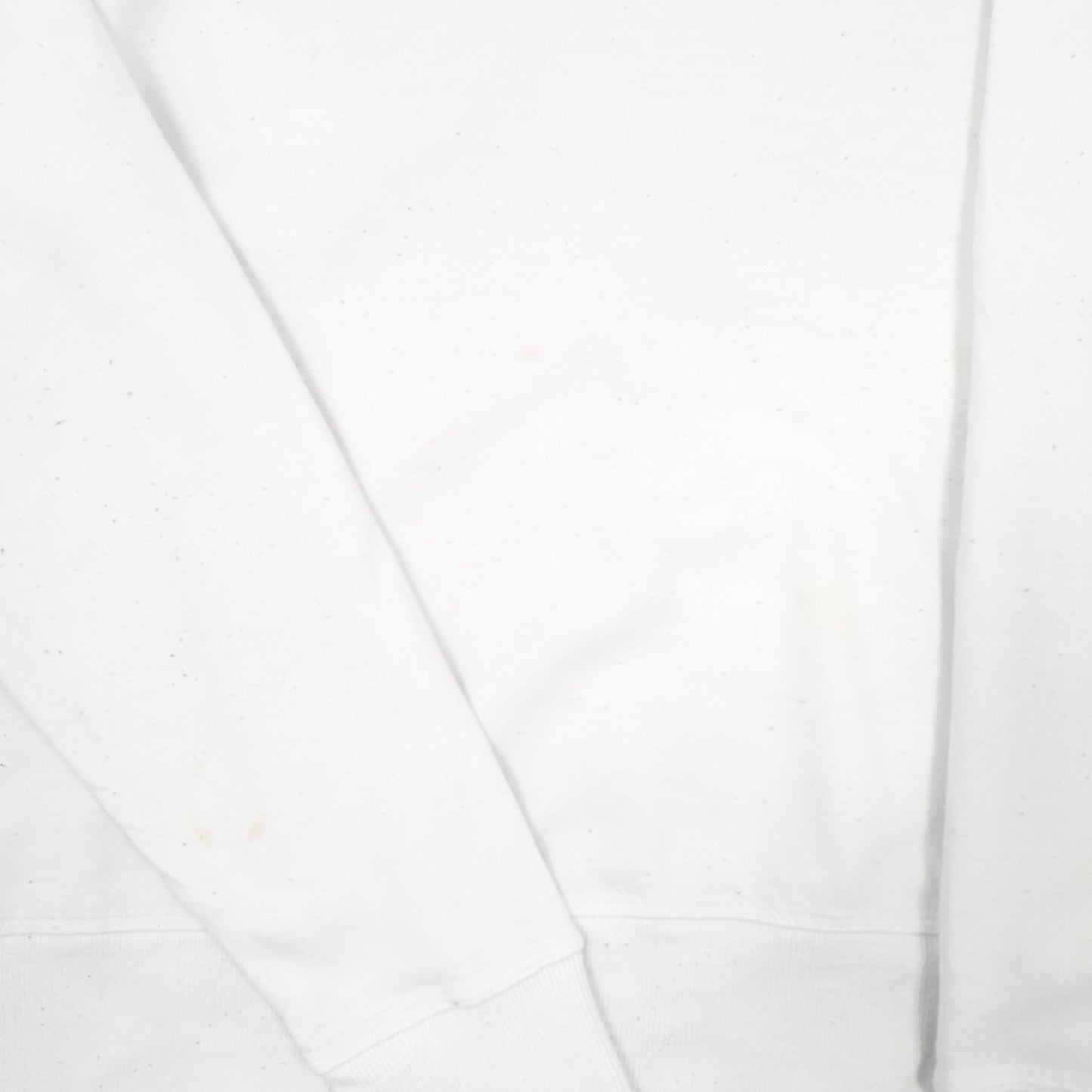 Mens White Champion Spellout Crewneck Jumper