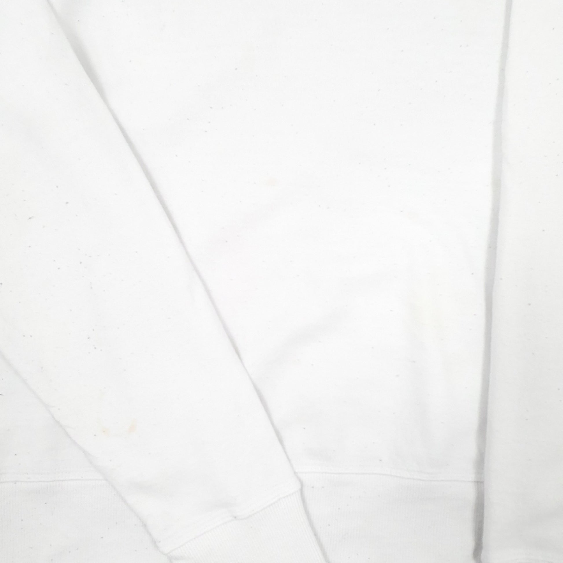 Mens White Champion Spellout Crewneck Jumper