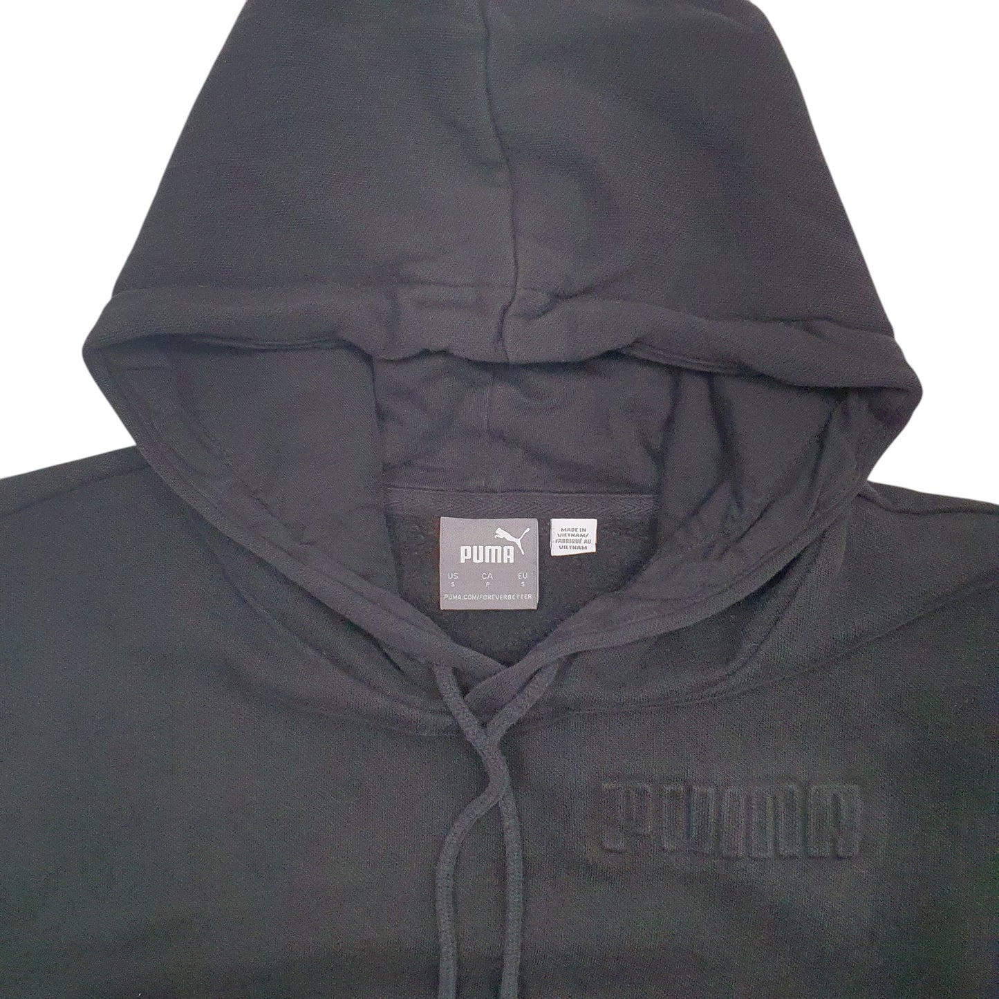 Mens Black Puma  Hoodie Jumper