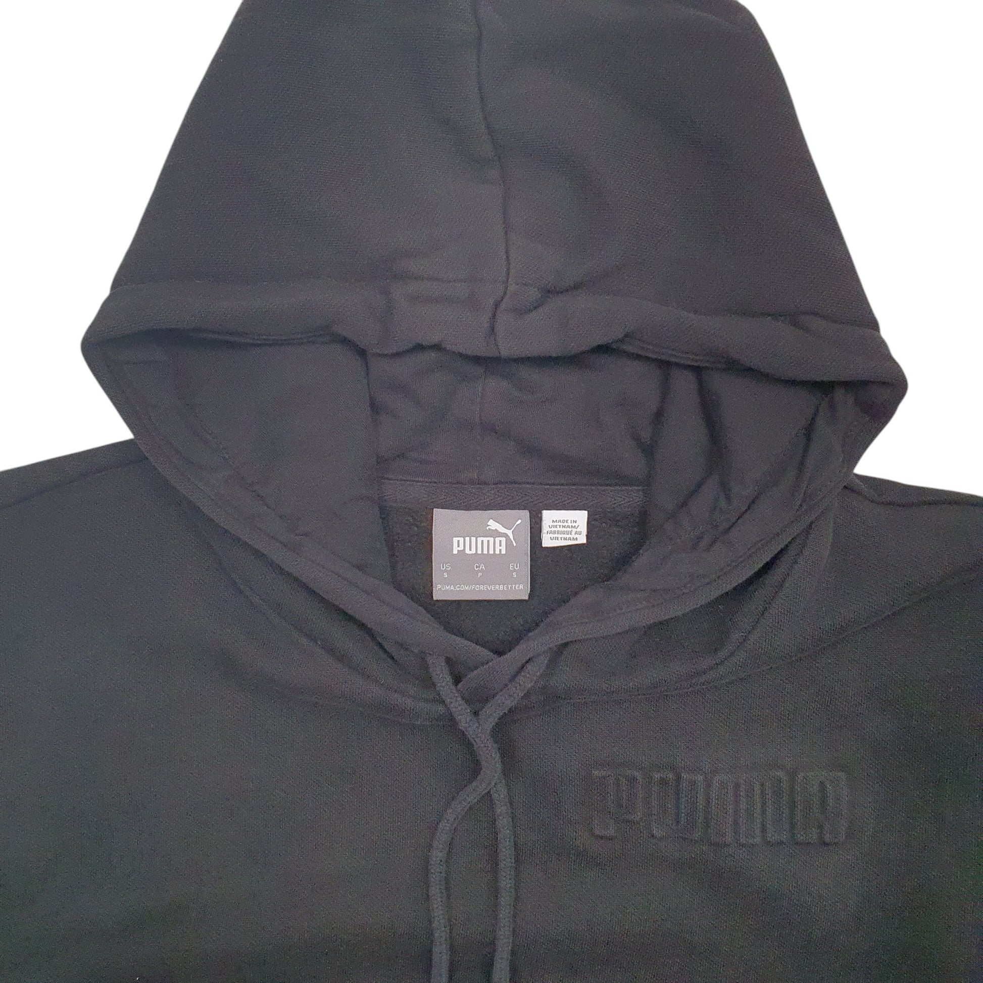 Mens Black Puma  Hoodie Jumper