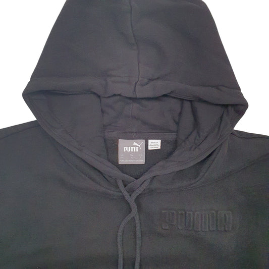 Mens Black Puma  Hoodie Jumper