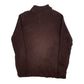 Mens Brown Ko Ko Knits Knitwear Vintage Talon Zip Quarter Zip Jumper
