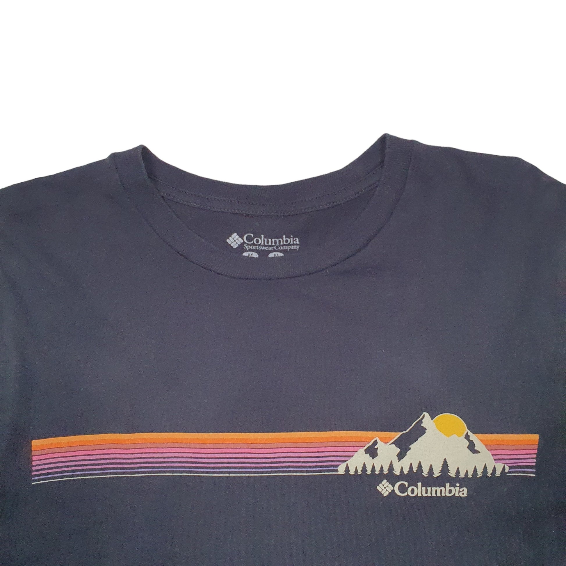 Mens Black Columbia Sportswear  Long Sleeve T Shirt