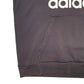 Mens Black Adidas Spellout Hoodie Jumper