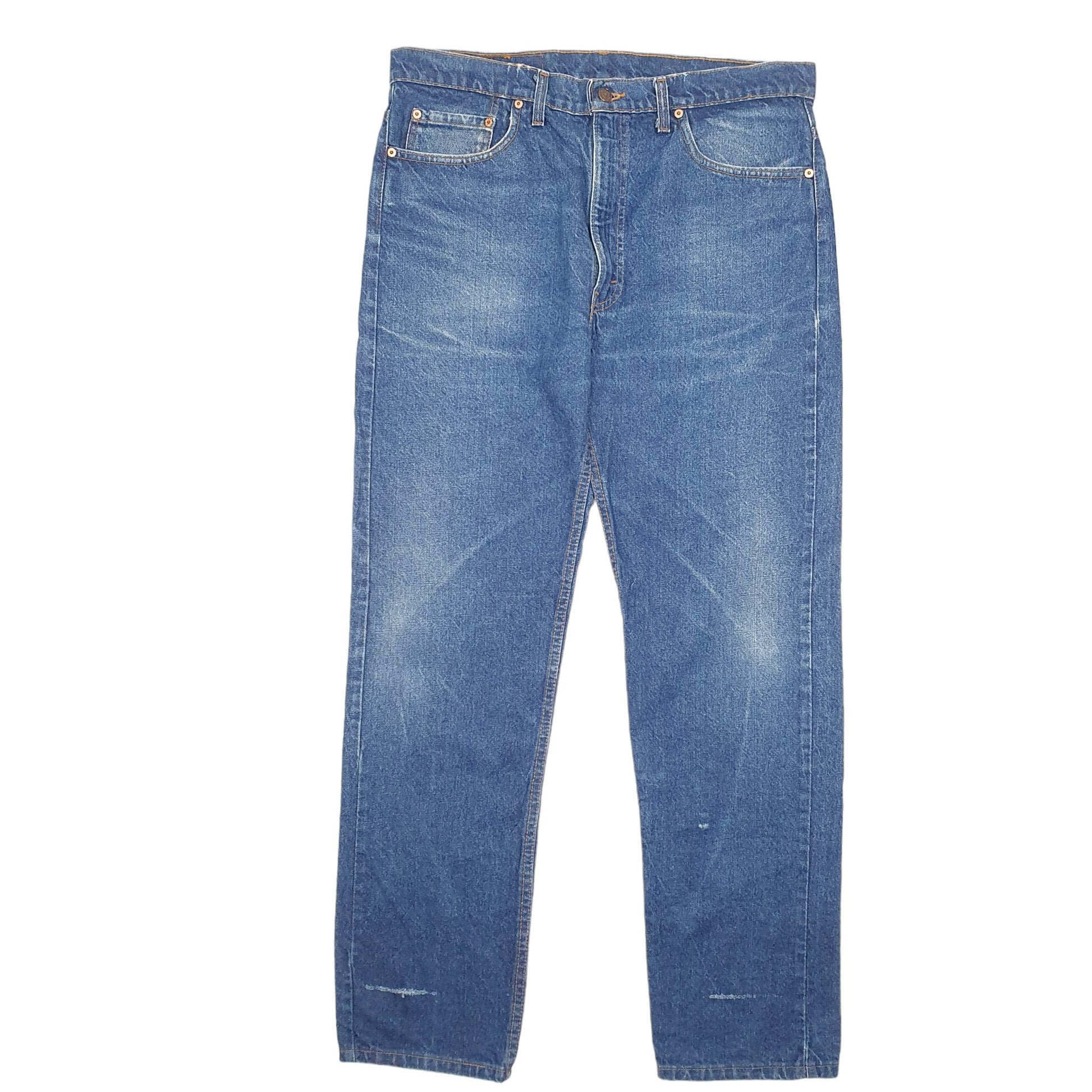 Mens Blue Levis Vintage 90s Made In USA 505 JeansW38 L32