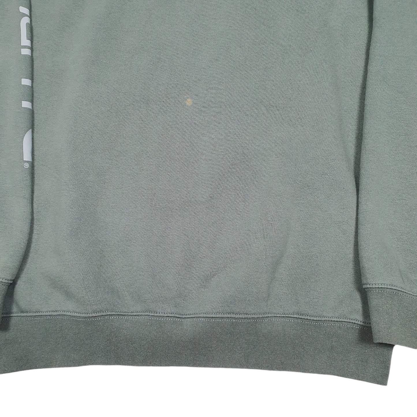 Mens Green Carhartt Workwear Spellout Hoodie Jumper