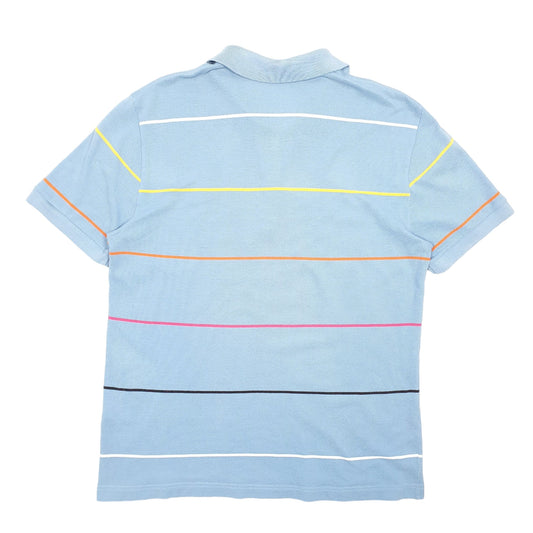 Mens Blue Lacoste  Short Sleeve Polo Shirt