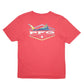 Mens Peach Columbia Sportswear PFG Fishing Short Sleeve T Shirt