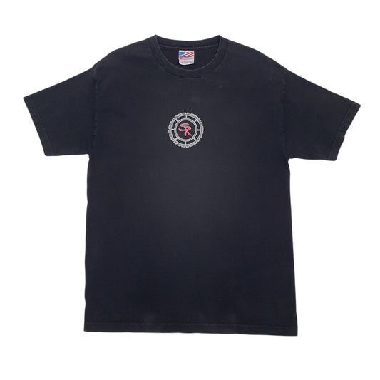 Mens Black Marina Single Stitch Vintage 90s Short Sleeve T Shirt