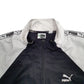 Mens Black Puma Track Top Tracksuit Full Zip Jumper