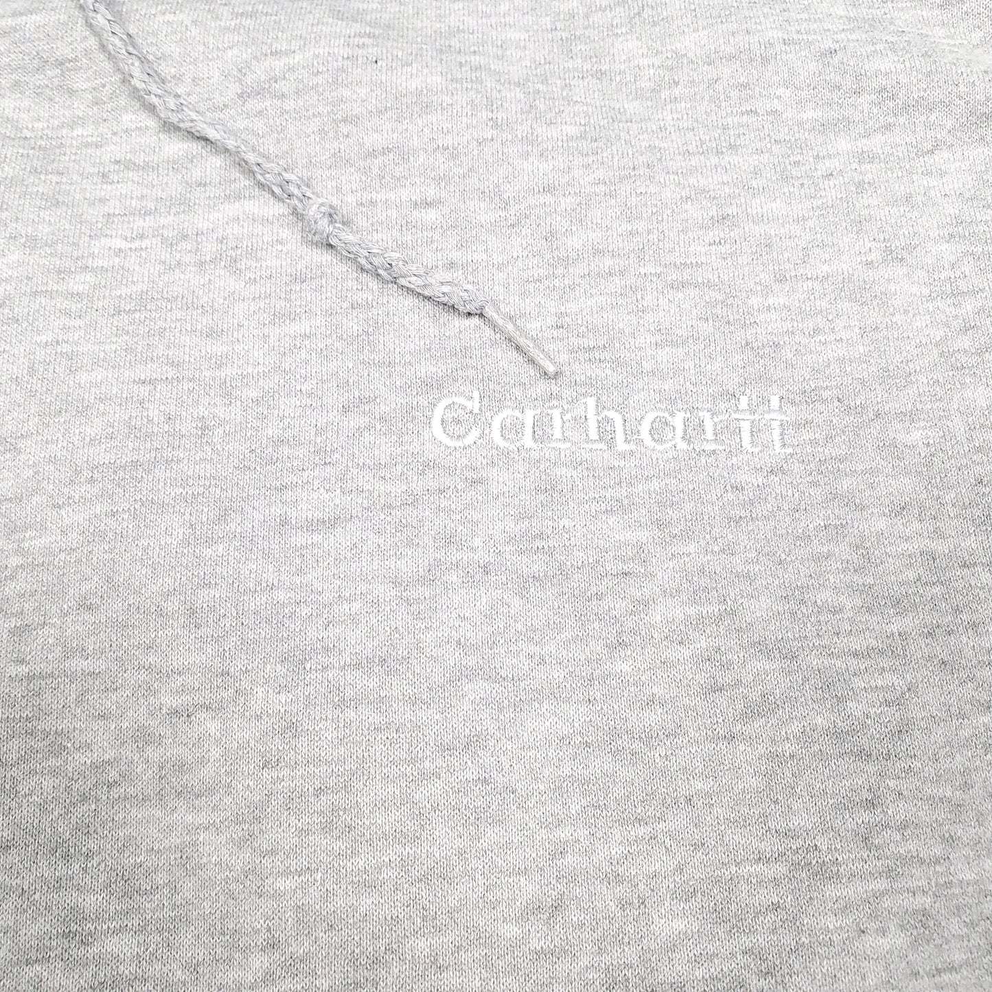 Mens Grey Carhartt Workwear Hoodie K122 Tall Full Zip Jumper