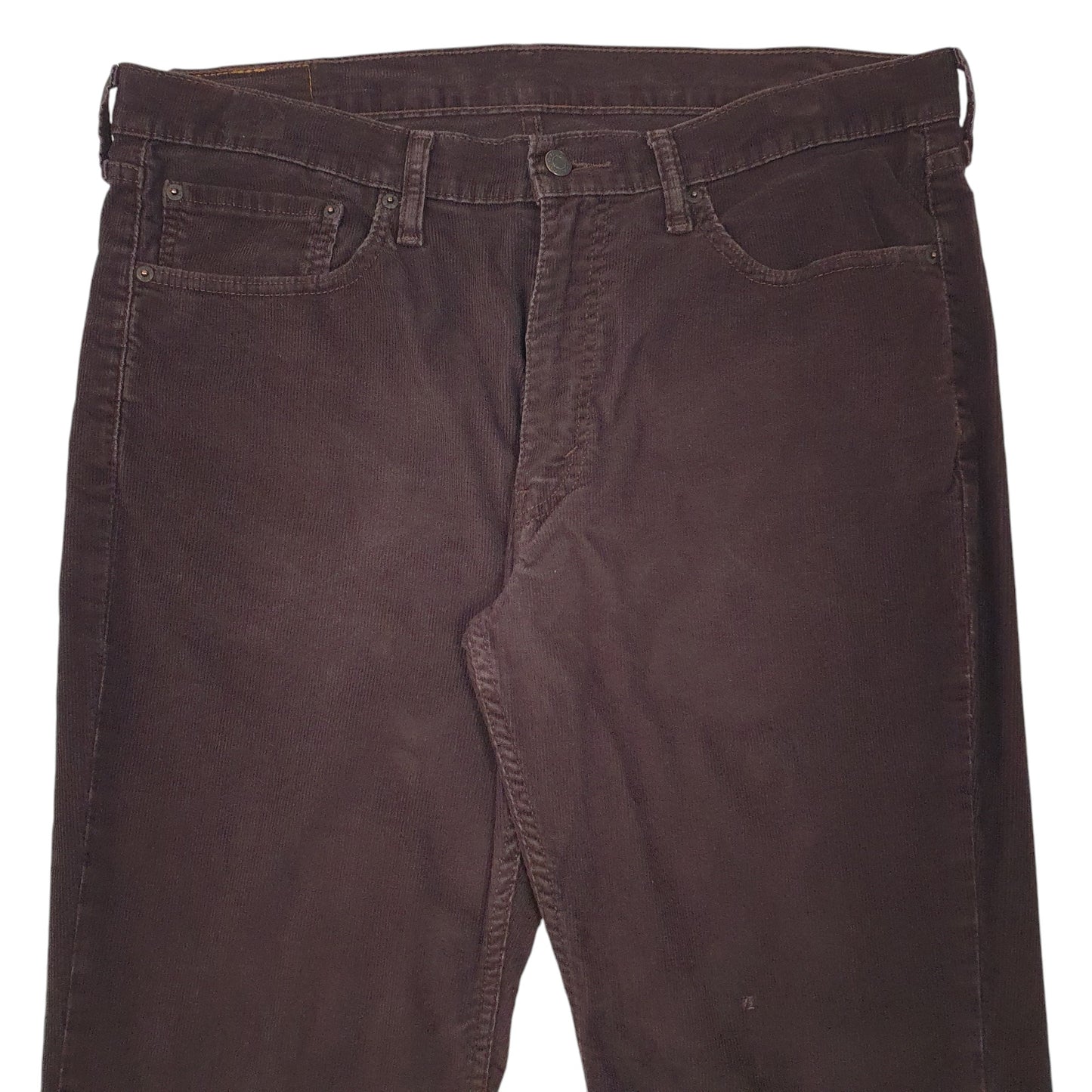 Mens Burgundy Levis  Corduroy Trousers